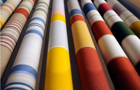 Toile pour rentoilage de store banne