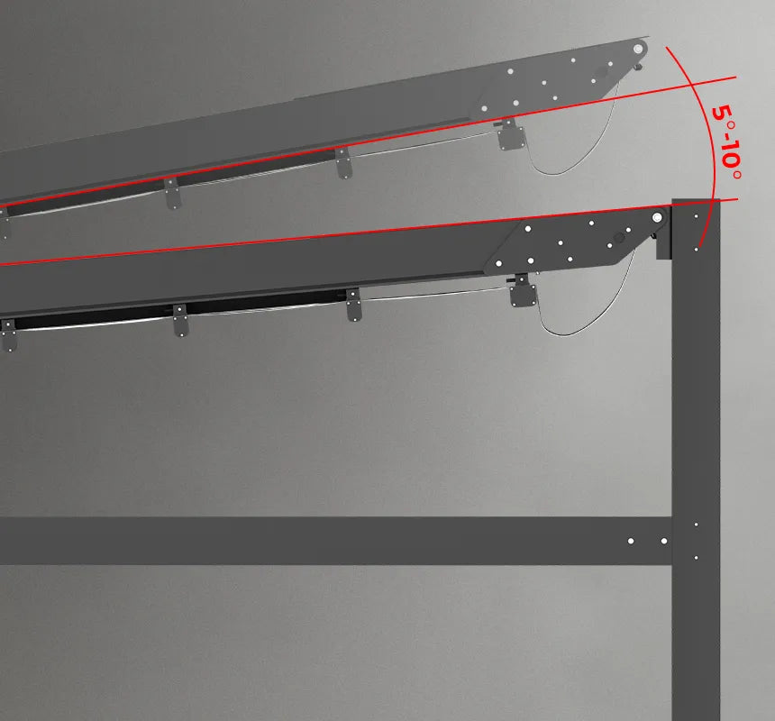 Pergola AtoutSun Solid murale