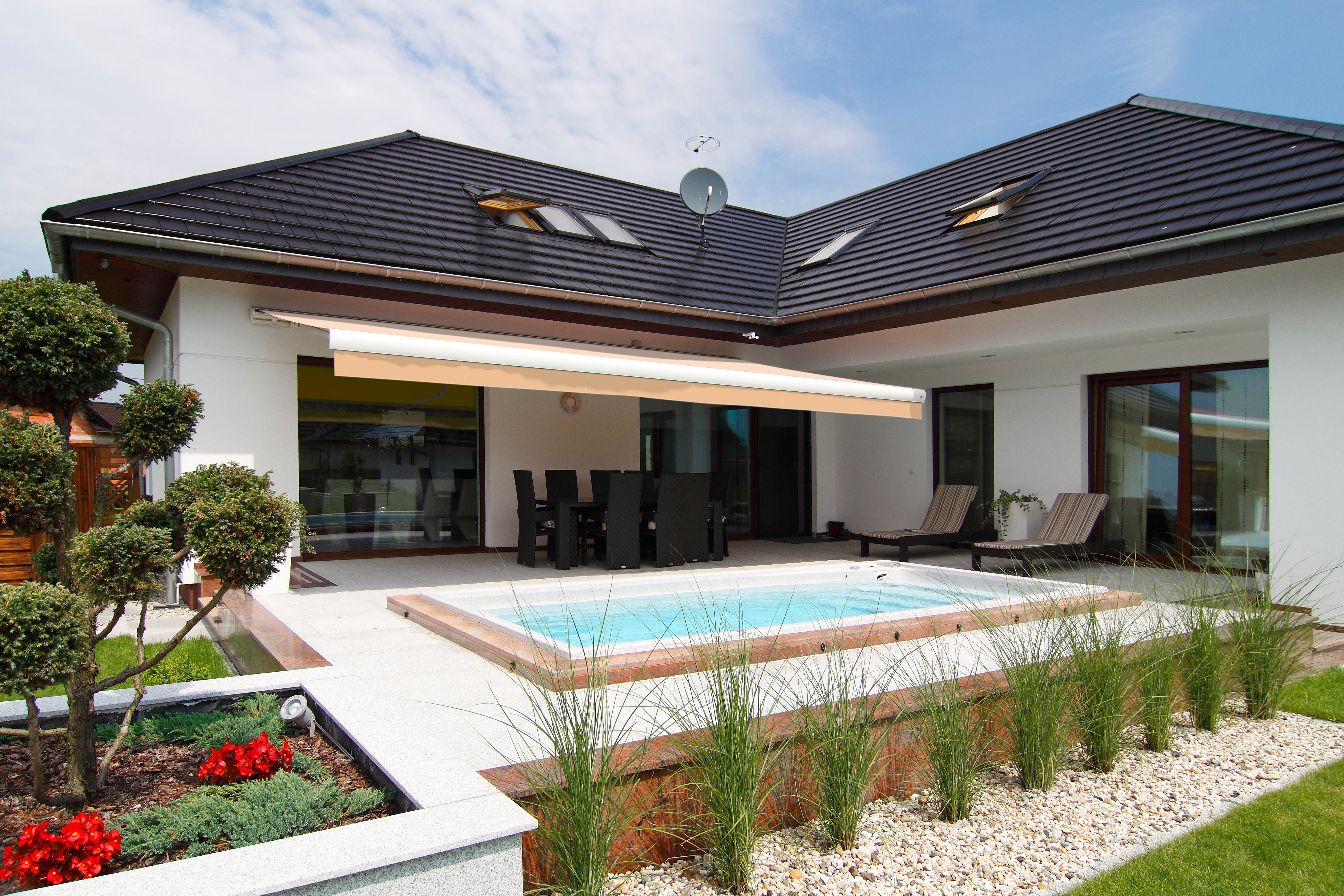 Store banne Palladio semi-coffre