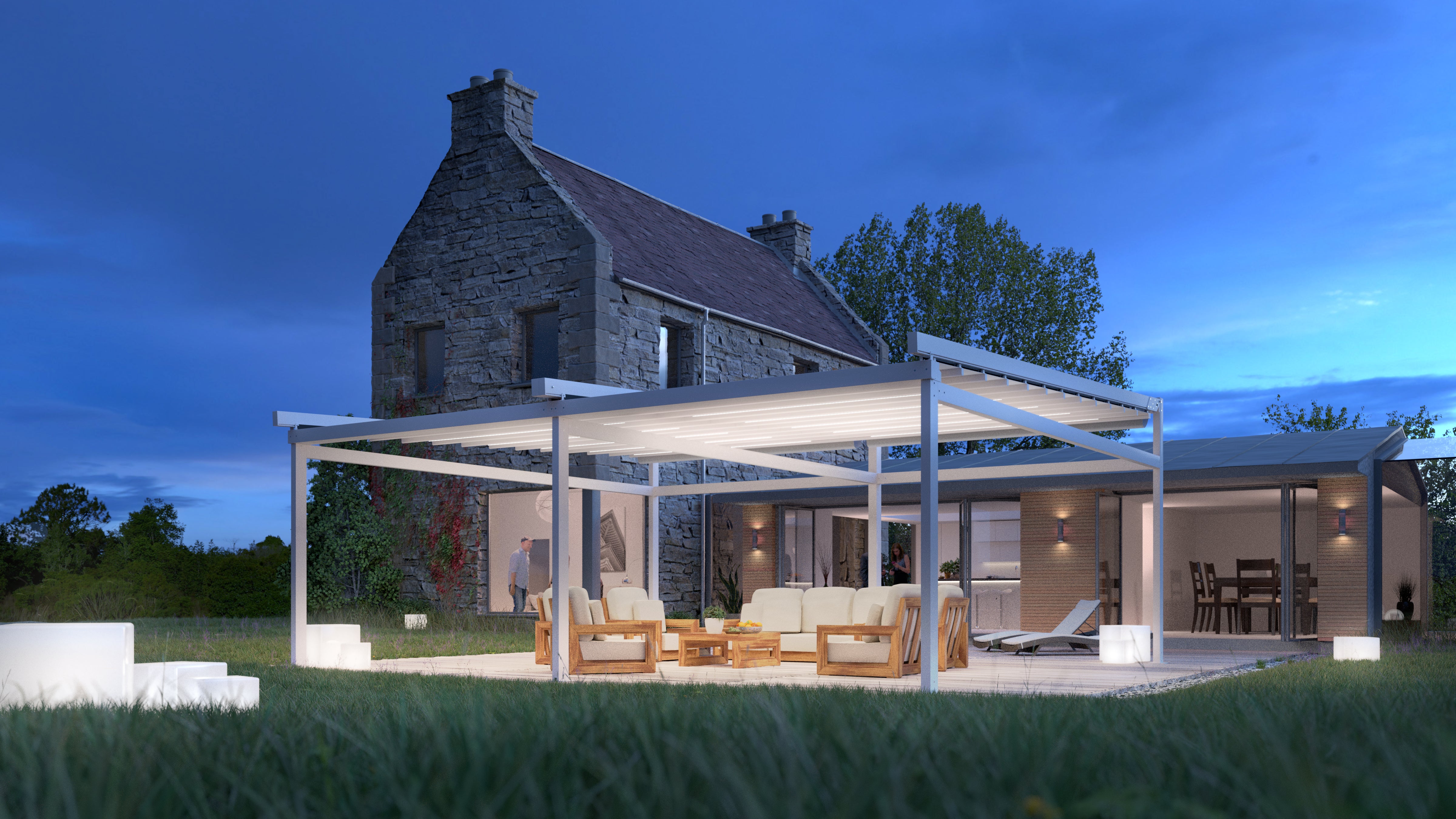 Pergola Solid Autoportante