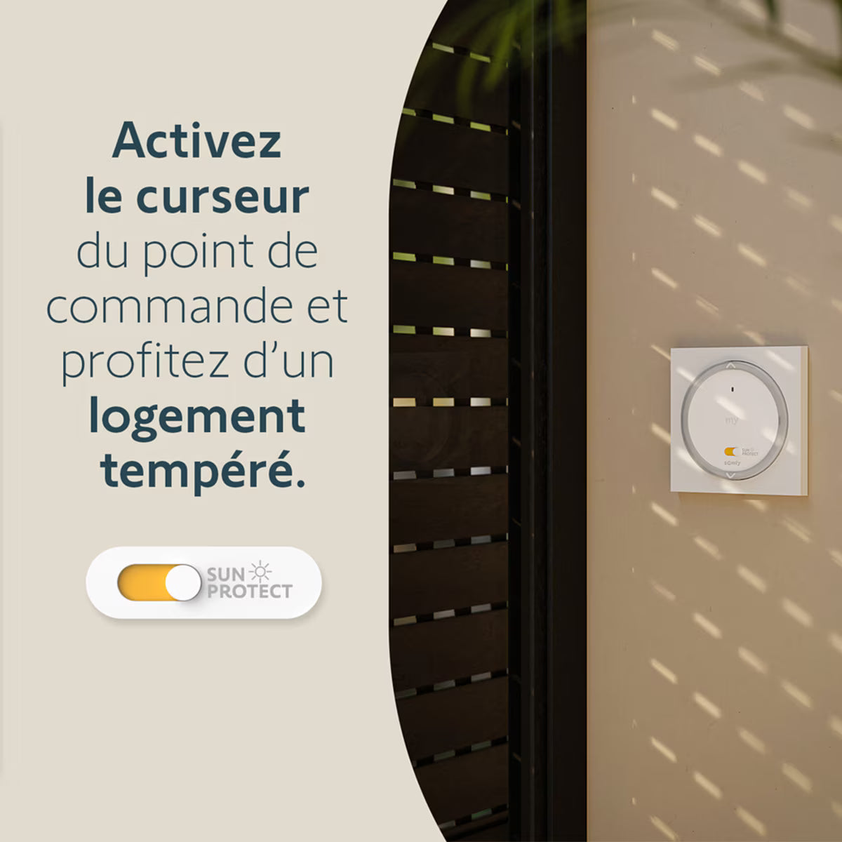 Télécommande Somfy AMY Sun Protect IO
