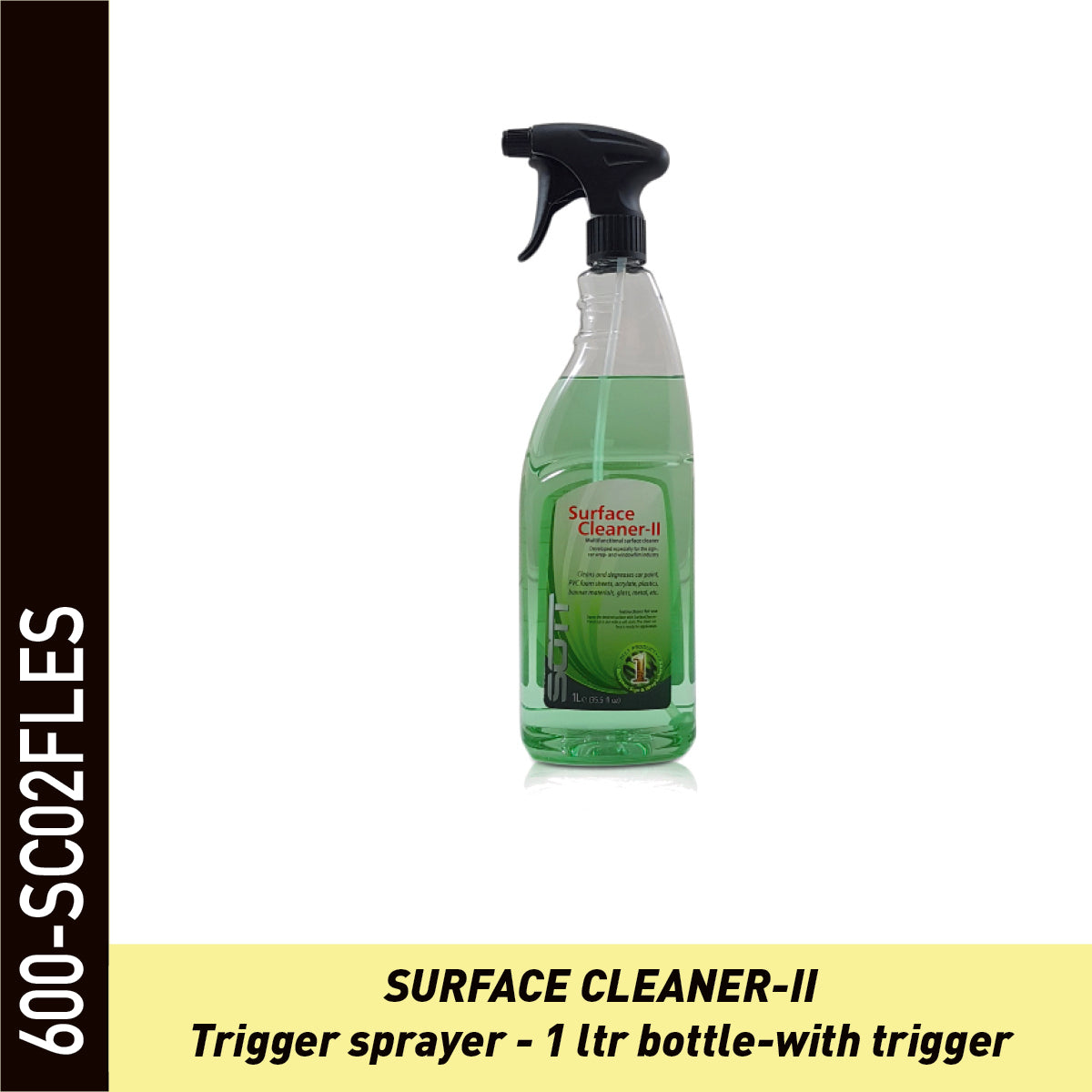 600-SC02FLES - SOTT Surface Cleaner II - Flacon 1L + pulvérisateur