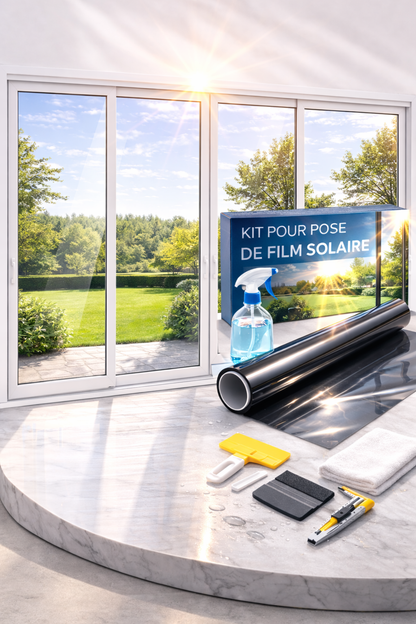 Film solaire Multiglass 66 C Pose intérieure