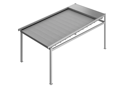 Pergola AtoutSun Solid murale